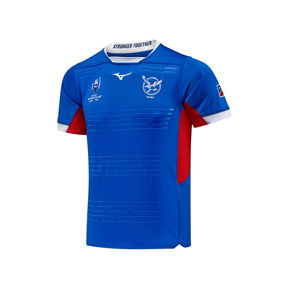 Mizuno Women's Jersey Namibia RWC Home Royal - EOWYARQ-86